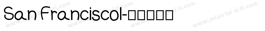 San Franciscol字体转换
